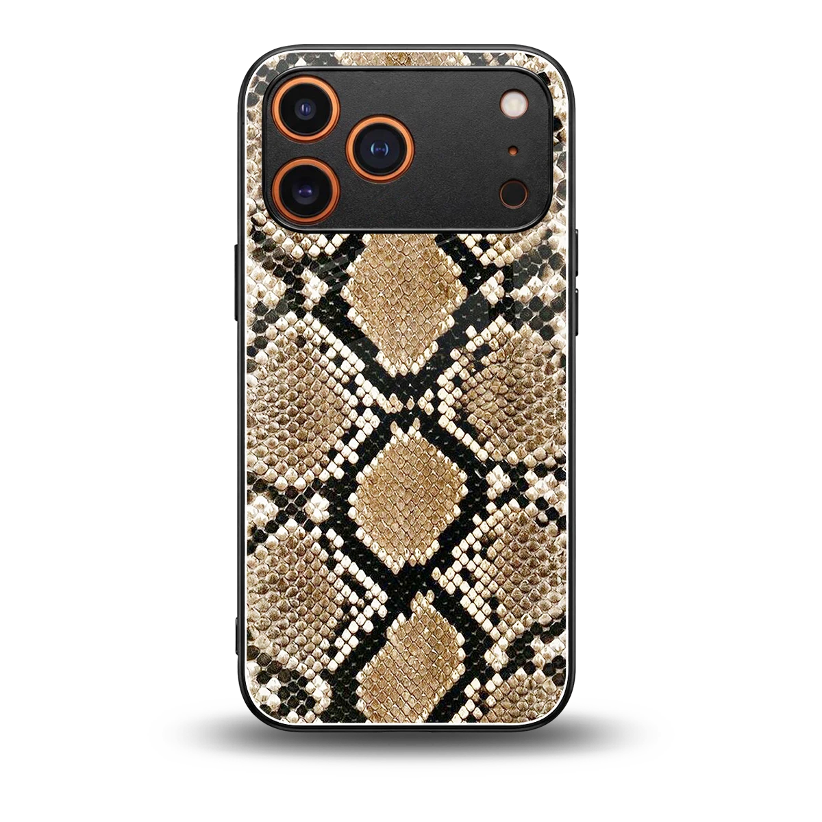 Scaly Chic back phone cover | glass case for iphone 17 pro