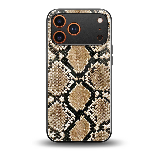 Scaly Chic back phone cover | glass case for iphone 17 pro max