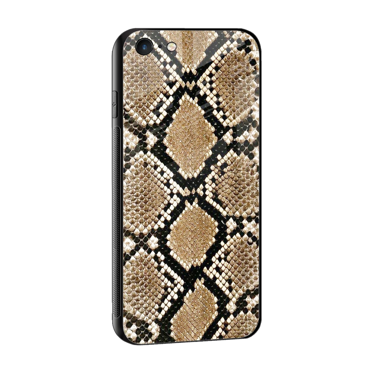 Scaly Chic sleek iphone 6 cover with tempered glass back and TPU edges