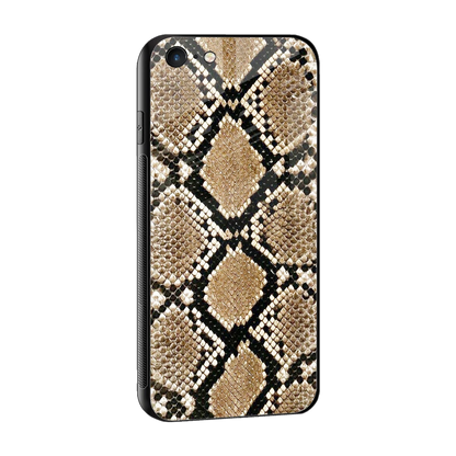Scaly Chic sleek iphone 6s plus cover with tempered glass back and TPU edges