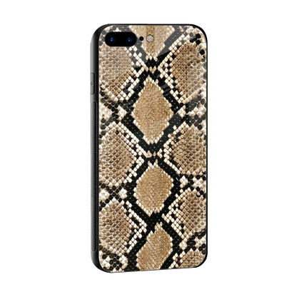 Scaly Chic sleek iphone 8 plus cover with tempered glass back and TPU edges