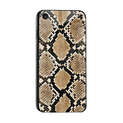 Scaly Chic sleek iphone 7 cover with tempered glass back and TPU edges