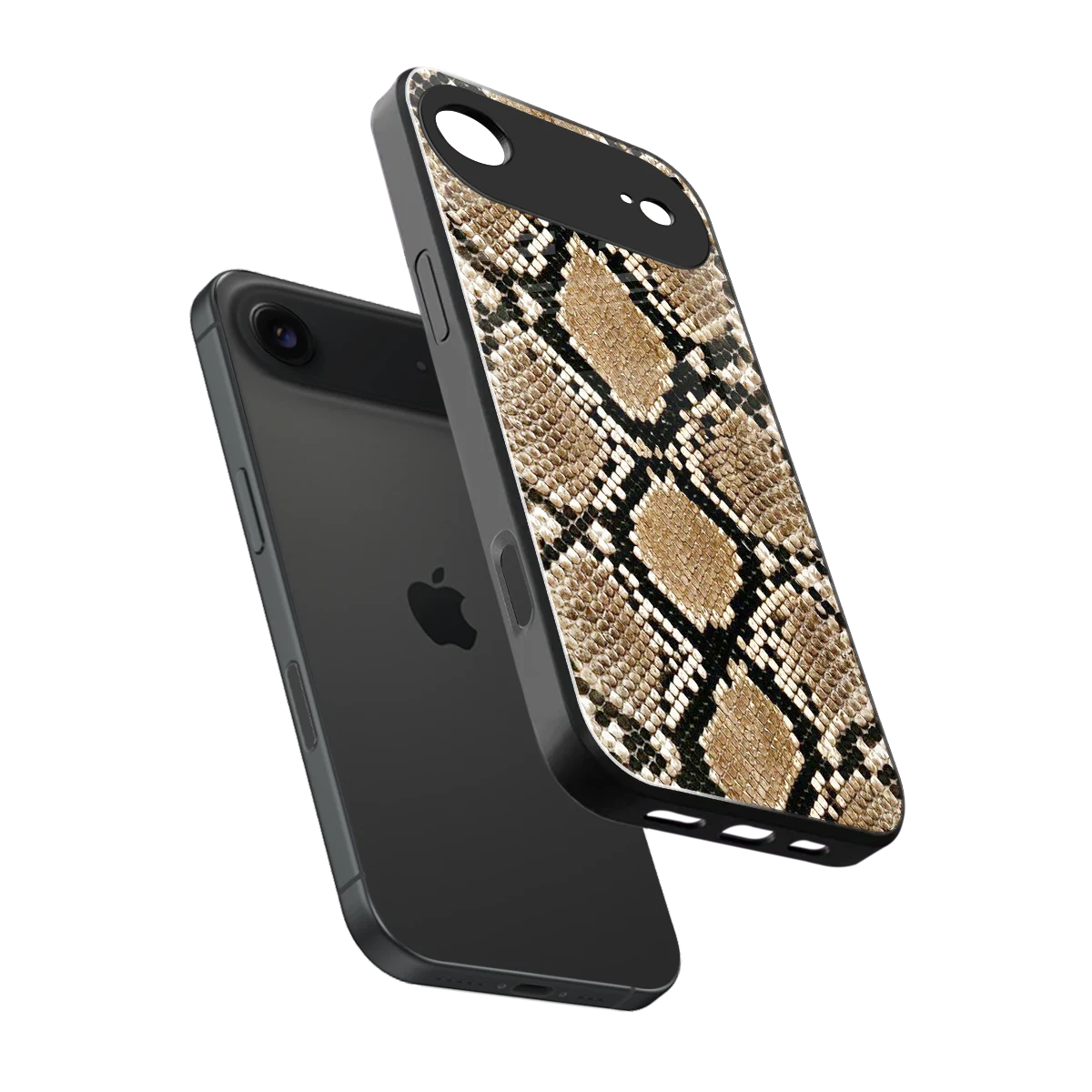 Scaly Chic sleek iphone air cover with tempered glass back and TPU edges
