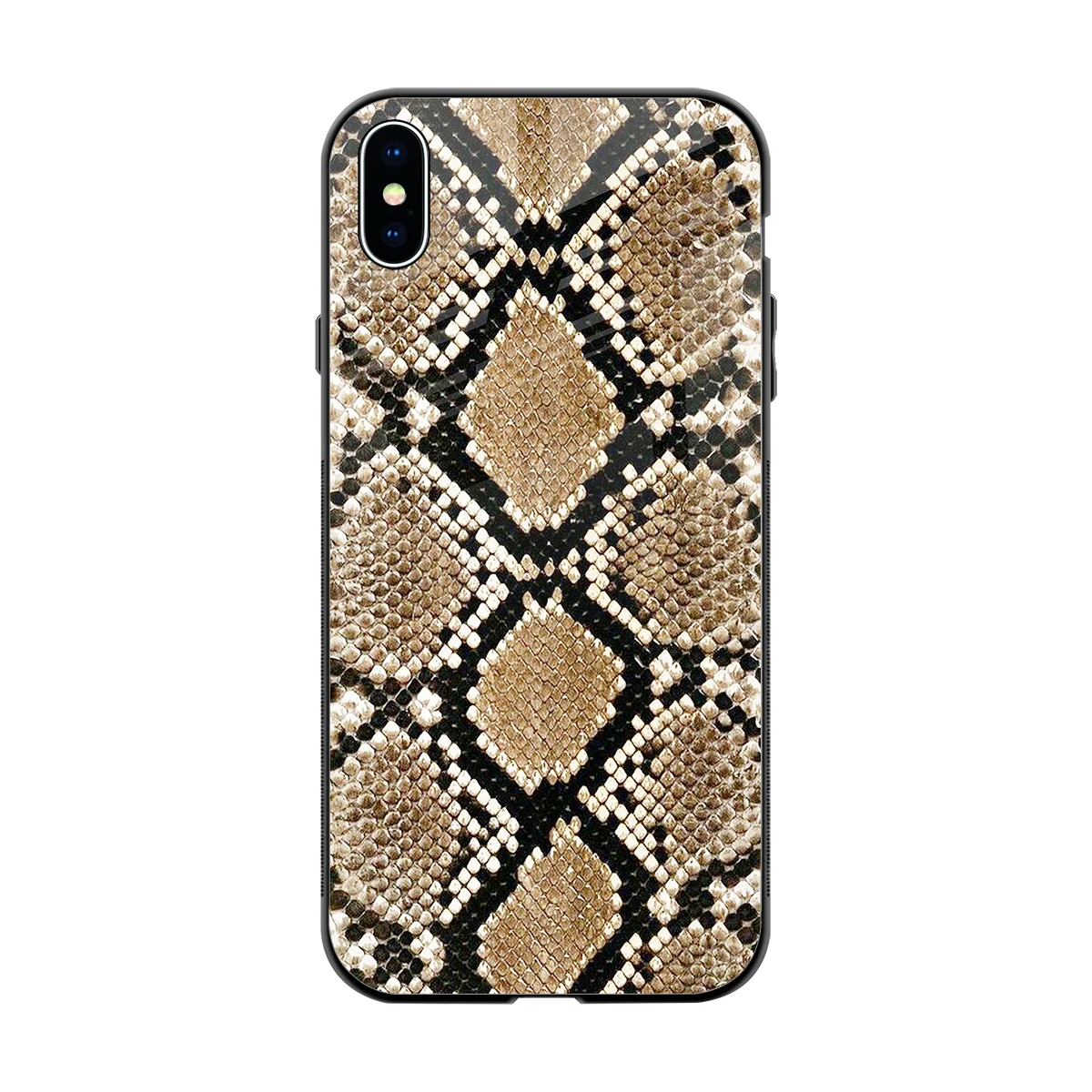 Scaly Chic back phone cover | glass case for iphone xs max