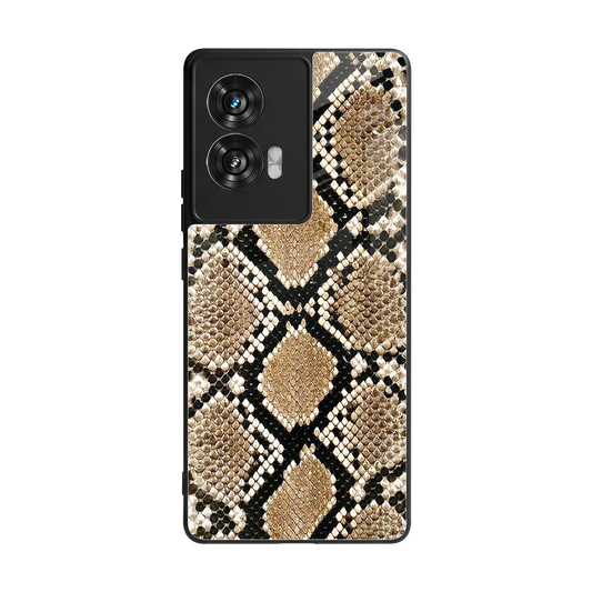 Scaly Chic back phone cover | glass case for motorola edge 50 fusion