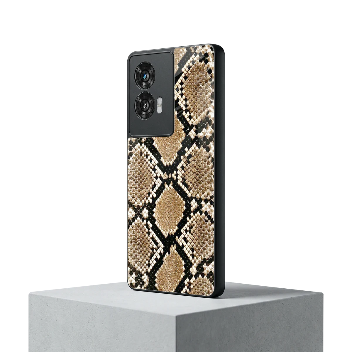 Scaly Chic motorola edge 50 fusion mobile cover | shockproof glass phone case