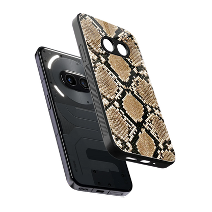 Scaly Chic sleek nothing phone 2a cover with tempered glass back and TPU edges