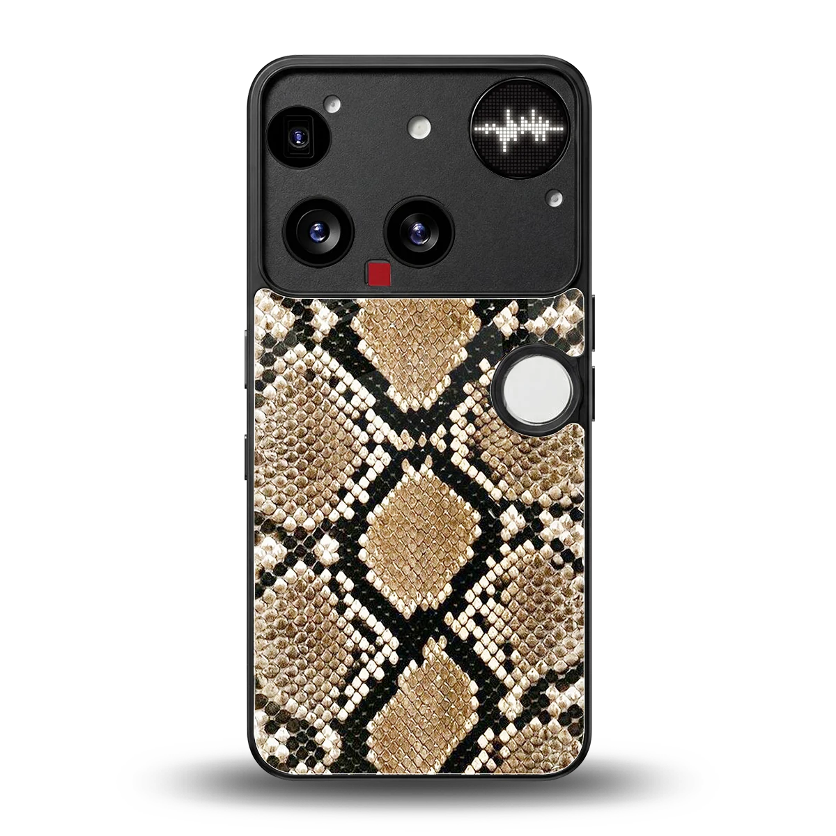 Scaly Chic back phone cover | glass case for nothing phone 3