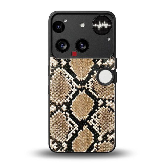 Scaly Chic back phone cover | glass case for nothing phone 3