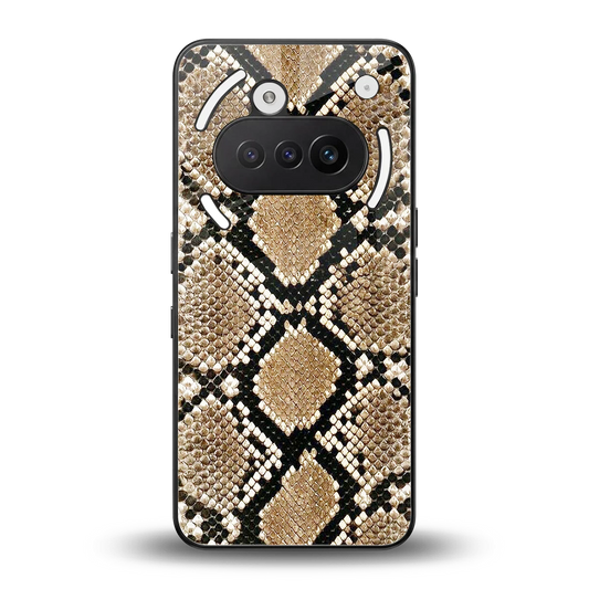 Scaly Chic back phone cover | glass case for nothing phone 3a