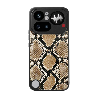 Scaly Chic back phone cover | glass case for nothing phone 4a pro