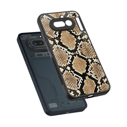 Scaly Chic sleek nothing phone 4a cover with tempered glass back and TPU edges