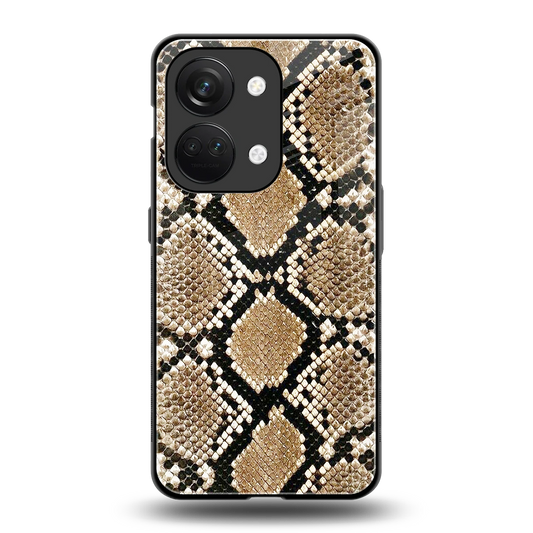 Scaly Chic back phone cover | glass case for oneplus nord 3