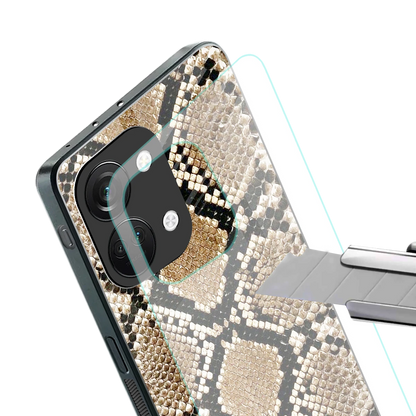 Scaly Chic stylish phone case for oneplus nord 3 | glossy glass and slim fit