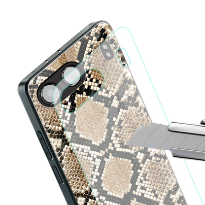 Scaly Chic stylish phone case for oneplus nord 4 | glossy glass and slim fit