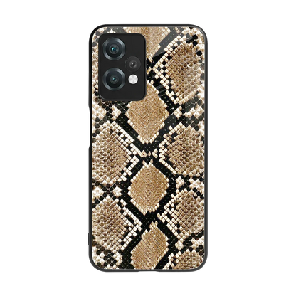 Scaly Chic back phone cover | glass case for oneplus nord ce 2 lite
