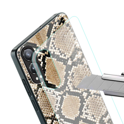 Scaly Chic stylish phone case for oneplus nord ce 4 lite | glossy glass and slim fit