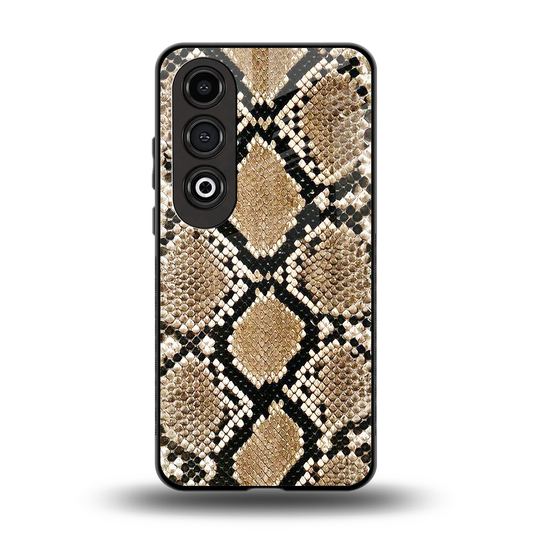 Scaly Chic back phone cover | glass case for oneplus nord ce 4