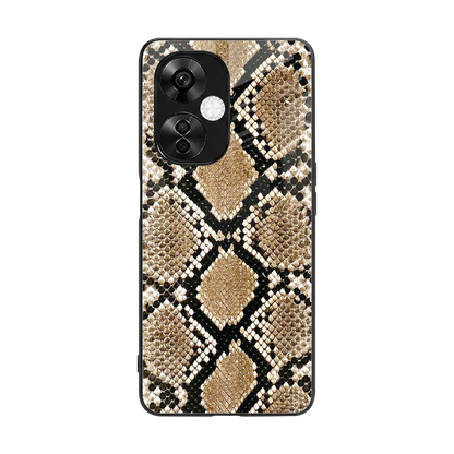 Scaly Chic back phone cover | glass case for oneplus nord ce 3 lite