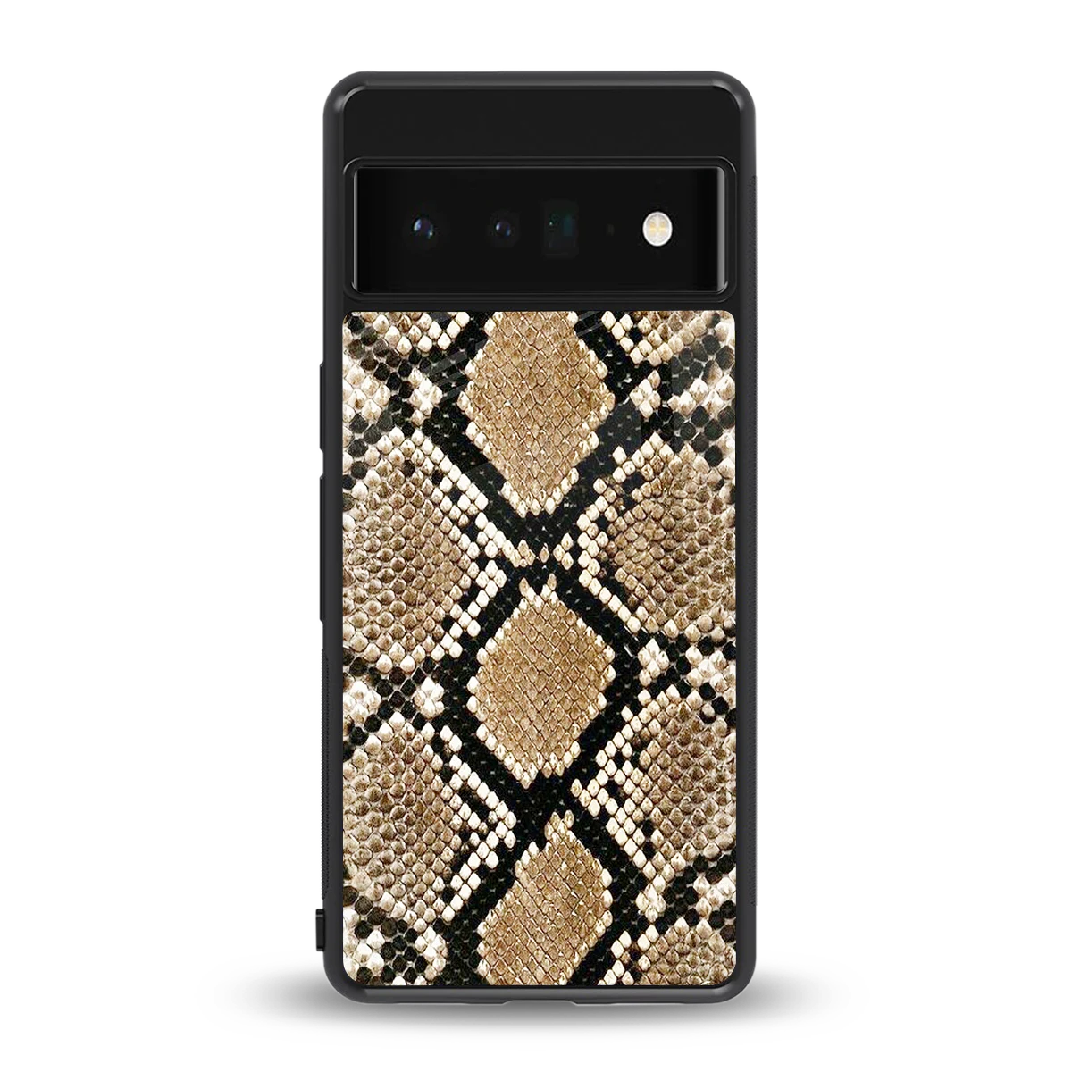 Scaly Chic back phone cover | glass case for google pixel 6 pro