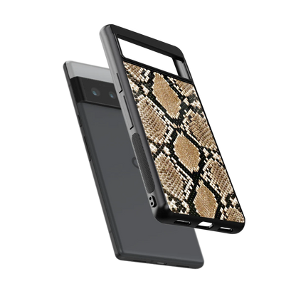 Scaly Chic sleek google pixel 6 pro cover with tempered glass back and TPU edges