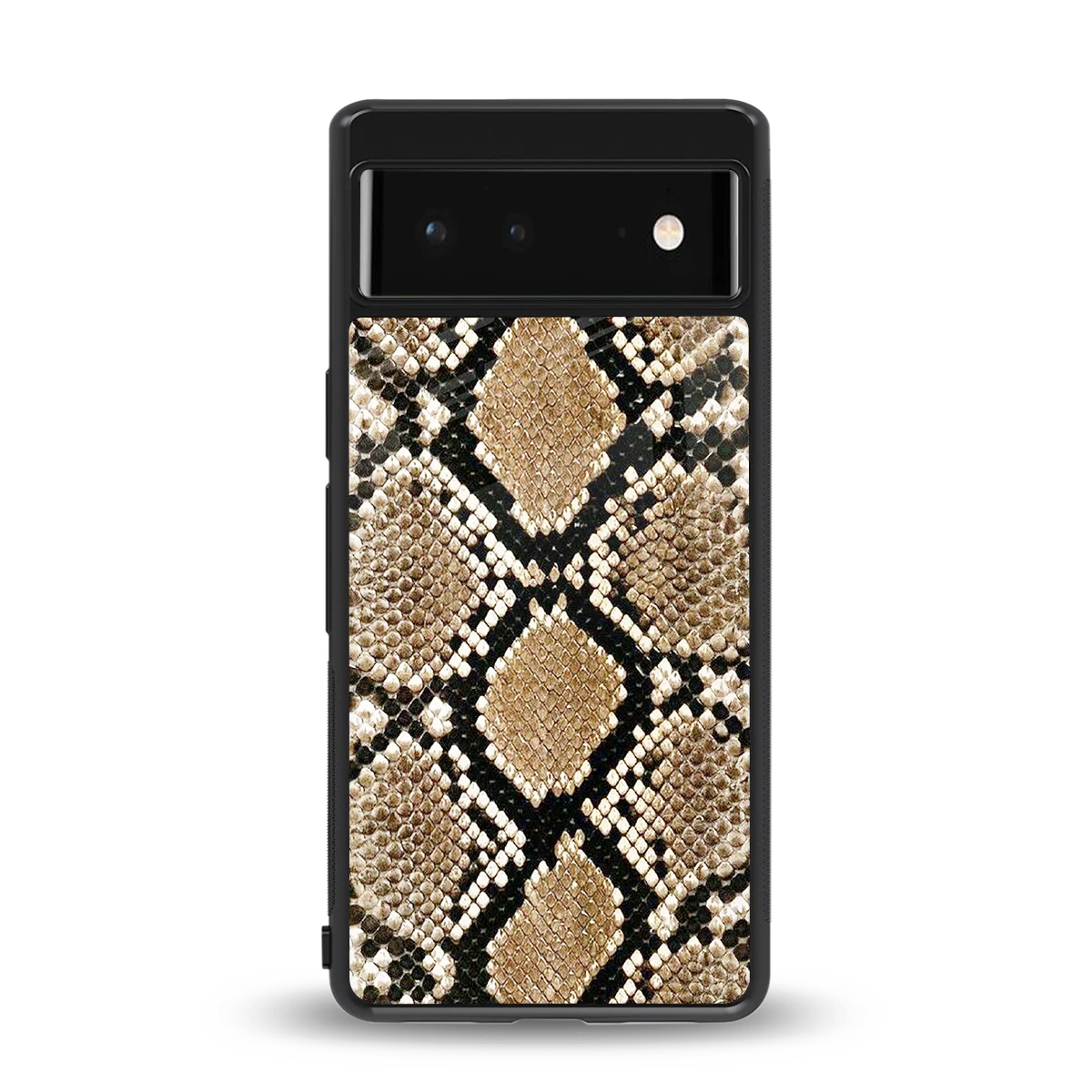 Scaly Chic back phone cover | glass case for google pixel 6