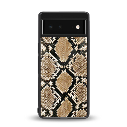 Scaly Chic back phone cover | glass case for google pixel 6