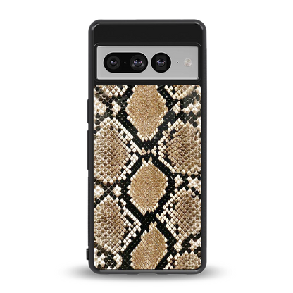 Scaly Chic back phone cover | glass case for google pixel 7 pro
