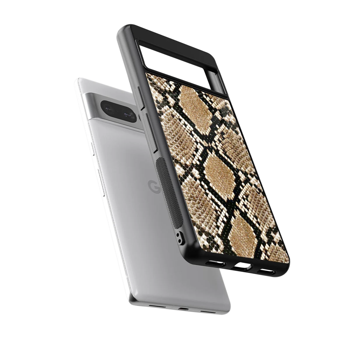 Scaly Chic sleek google pixel 7 pro cover with tempered glass back and TPU edges