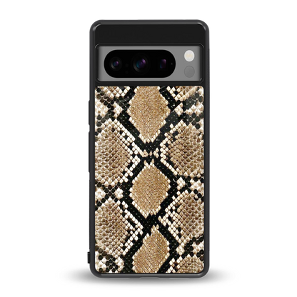 Scaly Chic back phone cover | glass case for google pixel 8 pro
