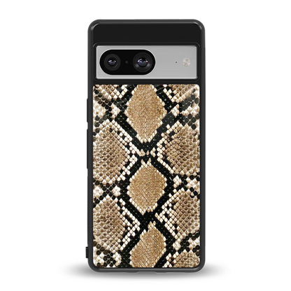 Scaly Chic back phone cover | glass case for google pixel 8