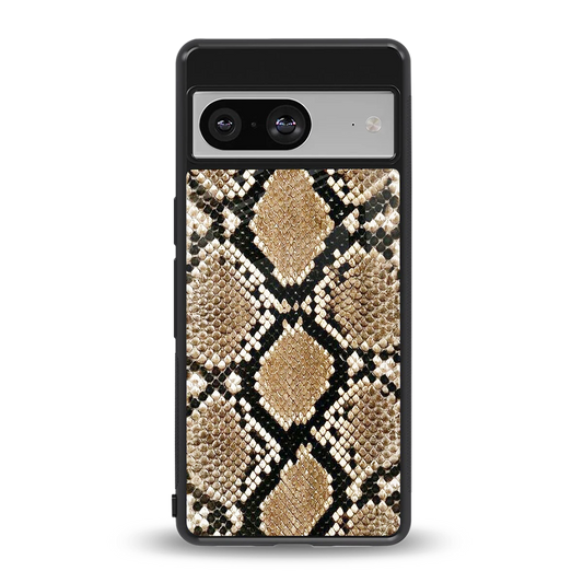 Scaly Chic back phone cover | glass case for google pixel 8