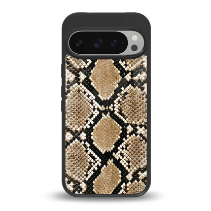 Scaly Chic back phone cover | glass case for google pixel 9 pro