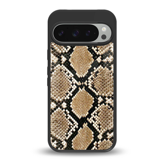 Scaly Chic back phone cover | glass case for google pixel 9 pro