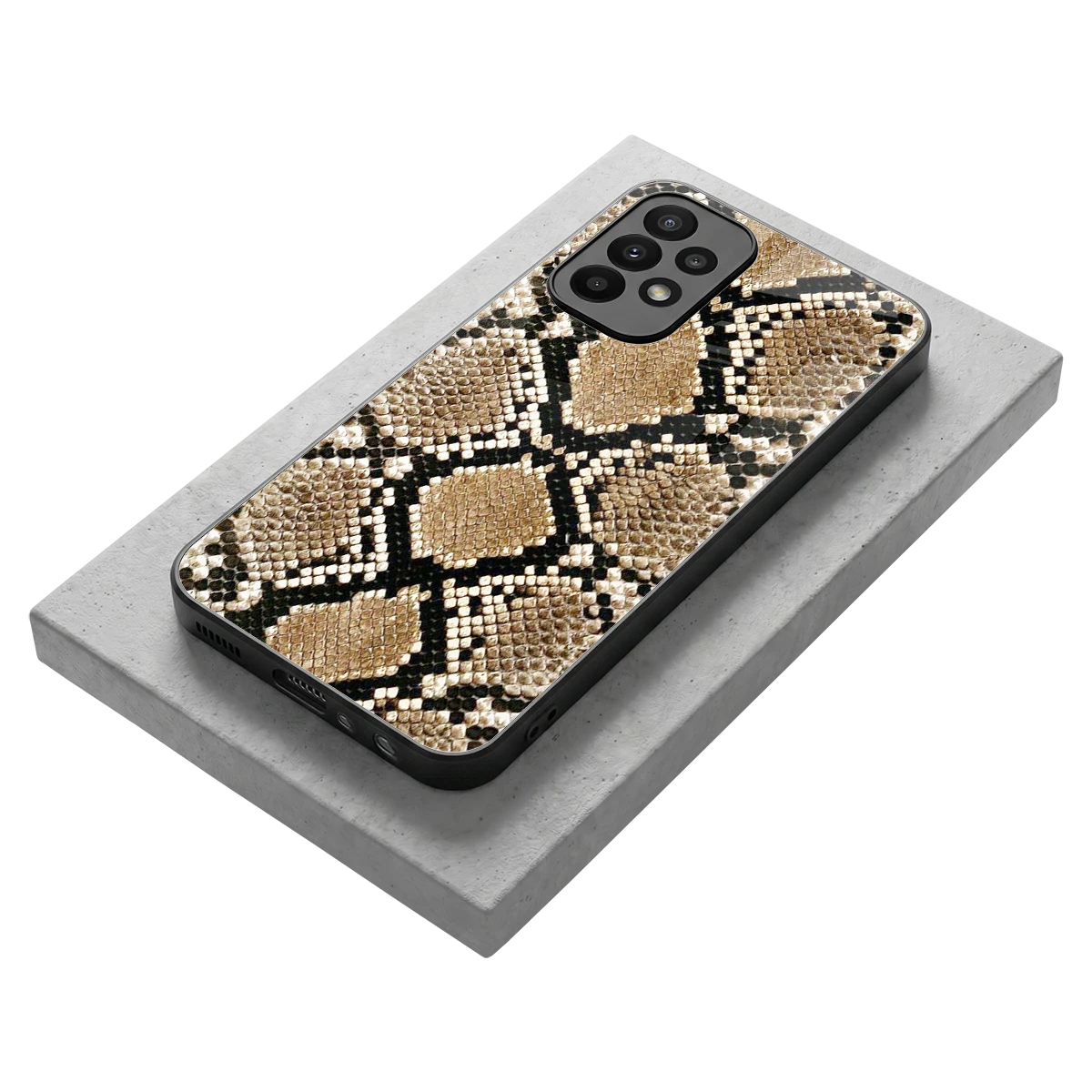 Scaly Chic stylish phone case for samsung galaxy a23 | glossy glass and slim fit