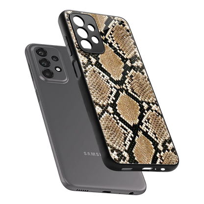 Scaly Chic sleek samsung galaxy a23 cover with tempered glass back and TPU edges