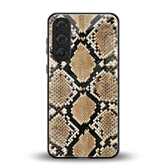 Scaly Chic back phone cover | glass case for samsung galaxy m36 5g