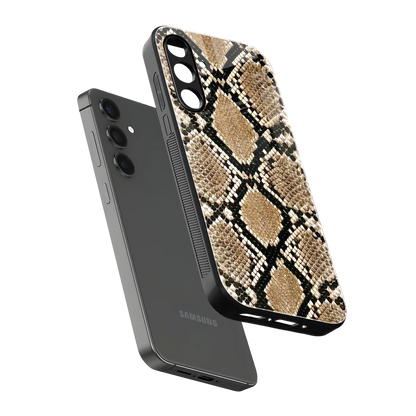Scaly Chic sleek samsung galaxy m34 5g cover with tempered glass back and TPU edges