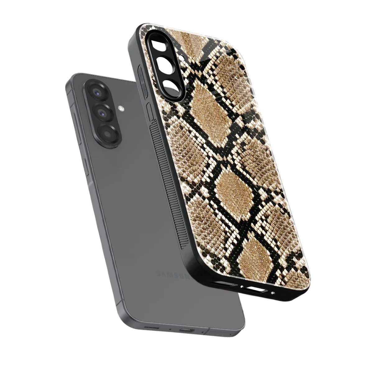 Scaly Chic sleek samsung galaxy a36 5g cover with tempered glass back and TPU edges