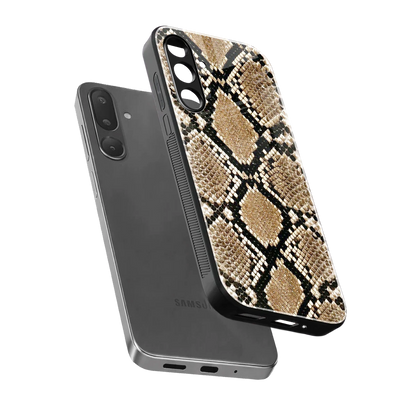 Scaly Chic sleek samsung galaxy m56 5g cover with tempered glass back and TPU edges