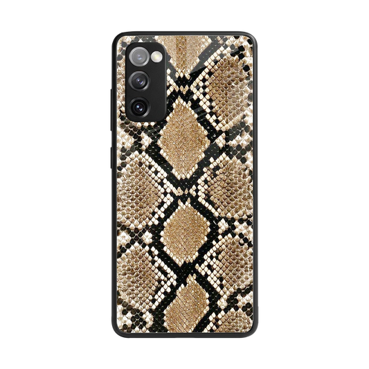 Scaly Chic back phone cover | glass case for samsung galaxy s20 fe