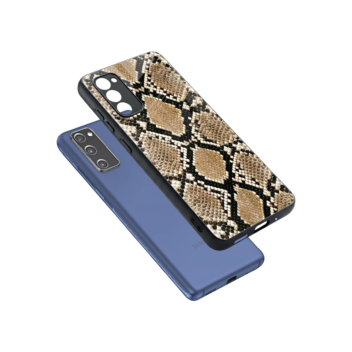 Scaly Chic sleek samsung galaxy s20 fe cover with tempered glass back and TPU edges