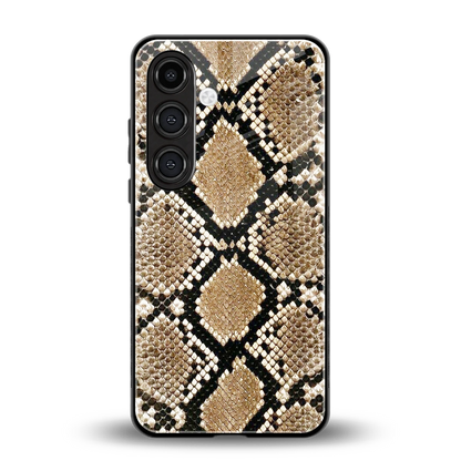Scaly Chic back phone cover | glass case for samsung galaxy s24 plus