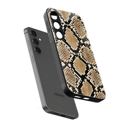 Scaly Chic sleek samsung galaxy s24 cover with tempered glass back and TPU edges