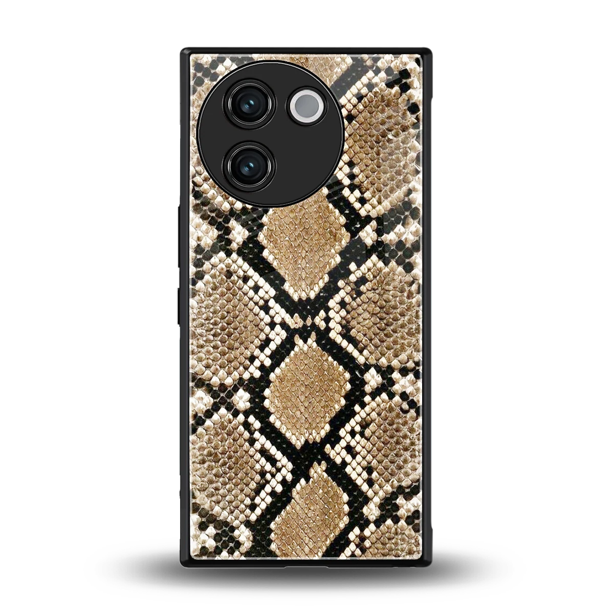 Scaly Chic back phone cover | glass case for vivo v30e