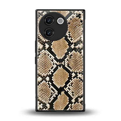 Scaly Chic back phone cover | glass case for vivo v30e