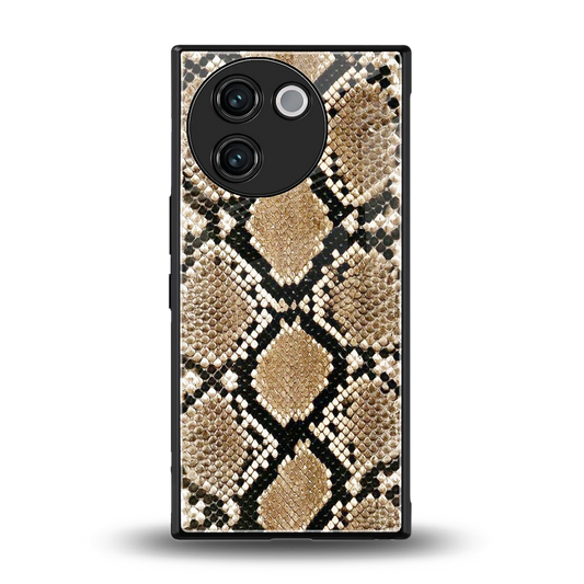 Scaly Chic back phone cover | glass case for vivo v30e