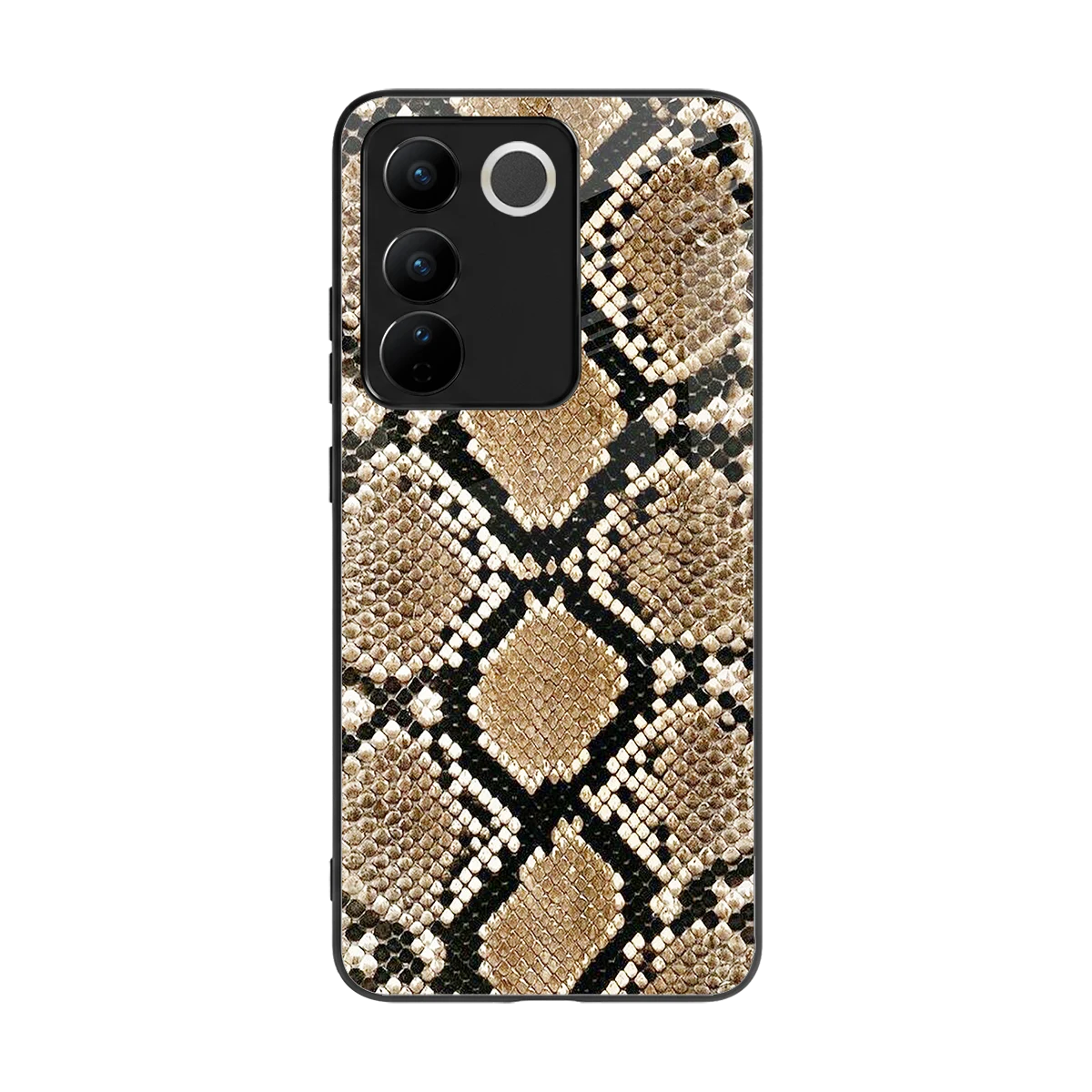 Scaly Chic back phone cover | glass case for vivo v27 5g