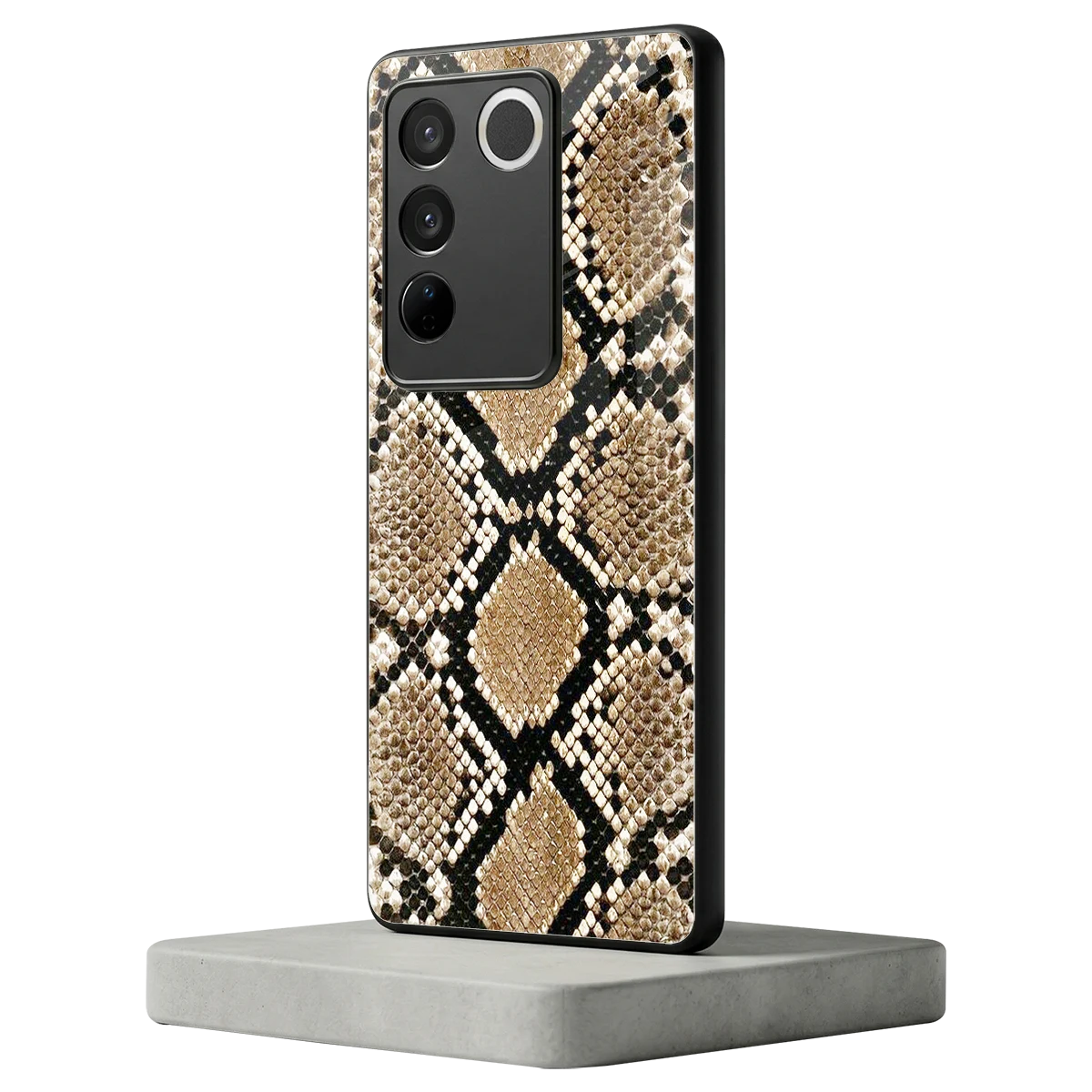 Scaly Chic vivo v27 5g mobile cover | shockproof glass phone case