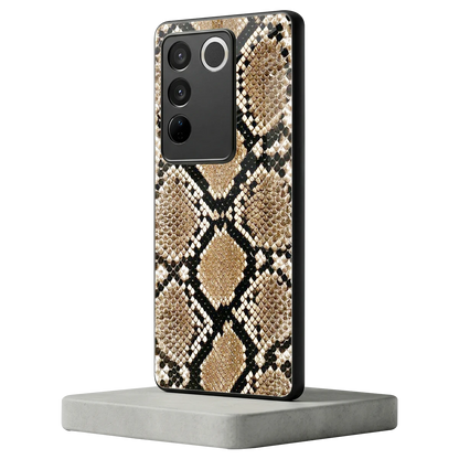 Scaly Chic vivo v27 5g mobile cover | shockproof glass phone case